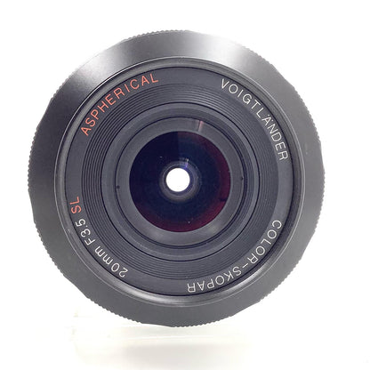【全額返金保証】【最速発送】 Voigtlander COLOR-SKOPAR 20mm F3.5 SLII N Aspherical Canon EFマウント 美品 動作確認済