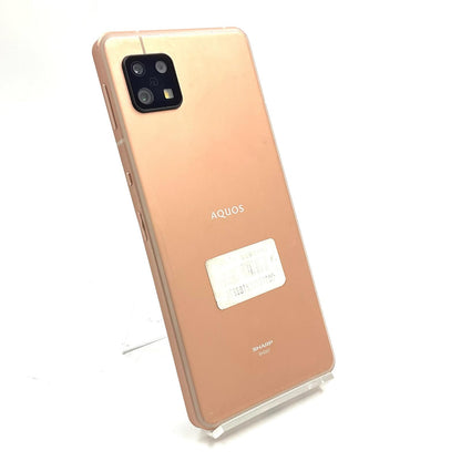 【全額返金保証】【最速発送】SHARP AQUOS Sense6s 64GB ライトカッパー au SIMフリー SHG07 白ロム 動作確認済
