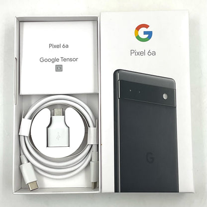 【全額返金保証】【最速発送】Google Pixel 6a 128GB チャコール SIMフリー GB17L 白ロム 美品 動作確認済