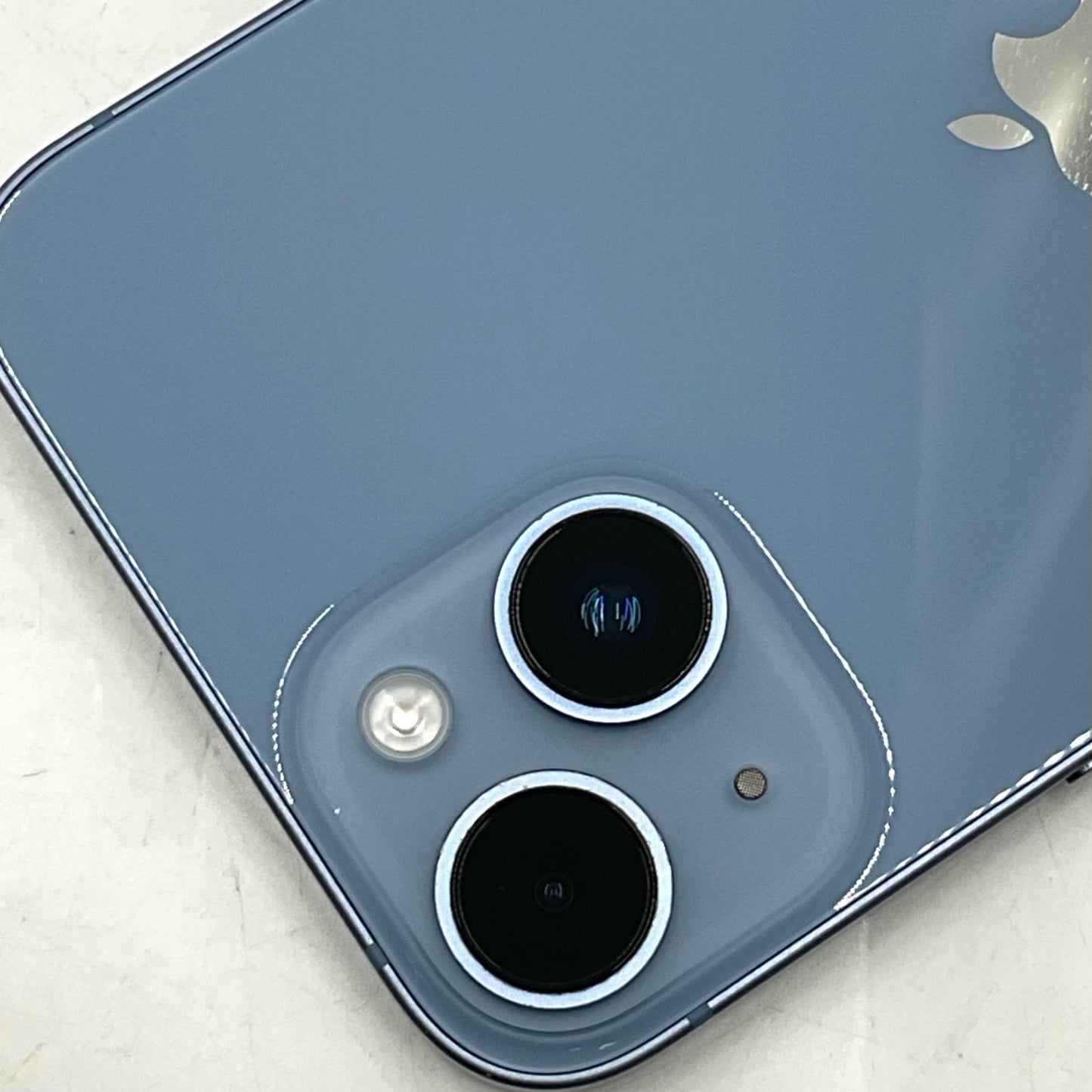 【全額返金保証】【最速発送】Apple iPhone iPhone 14 128GB ブルー docomo 白ロム 動作確認済 77%