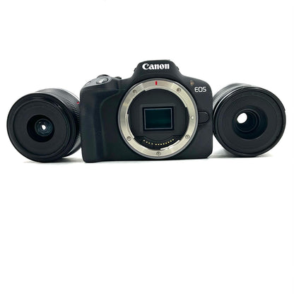 【全額返金保証】【最速発送】Canon デジタル一眼 EOS R50 ダブルズームキット [ブラック] 動作確認済