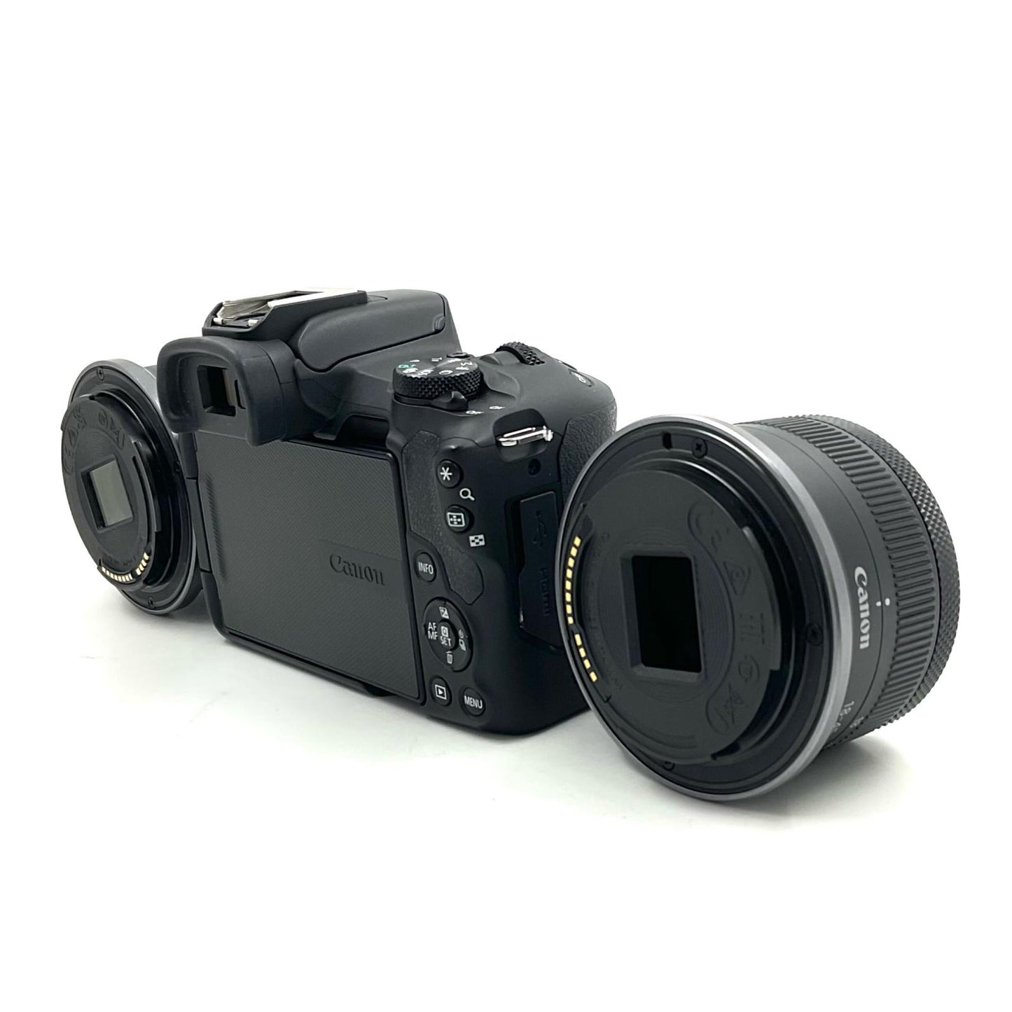 【全額返金保証】【最速発送】Canon デジタル一眼 EOS R50 ダブルズームキット [ブラック] 動作確認済