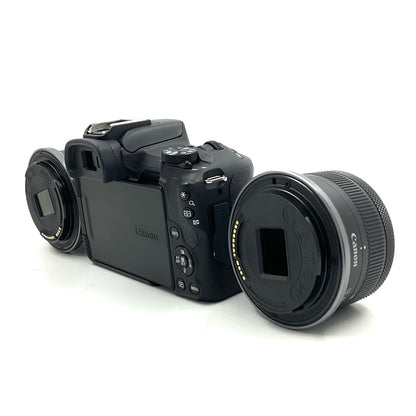 【全額返金保証】【最速発送】Canon デジタル一眼 EOS R50 ダブルズームキット [ブラック] 動作確認済