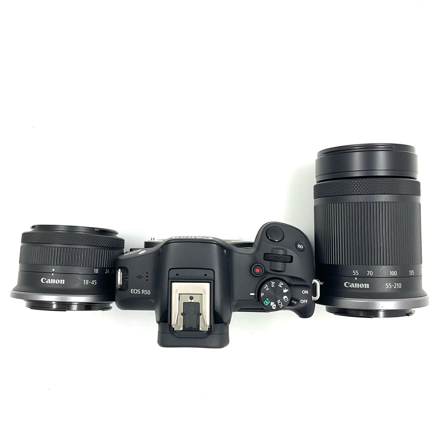 【全額返金保証】【最速発送】Canon デジタル一眼 EOS R50 ダブルズームキット [ブラック] 動作確認済