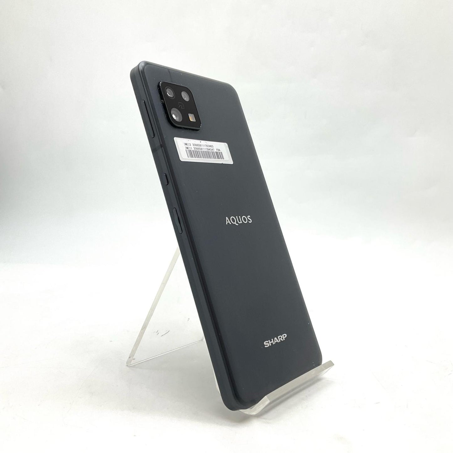 【全額返金保証】【最速発送】SHARP AQUOS sense6 64GB Black 楽天モバイル SIMフリー SH-RM19 白ロム 動作確認済