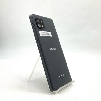 【全額返金保証】【最速発送】SHARP AQUOS sense6 64GB Black 楽天モバイル SIMフリー SH-RM19 白ロム 動作確認済