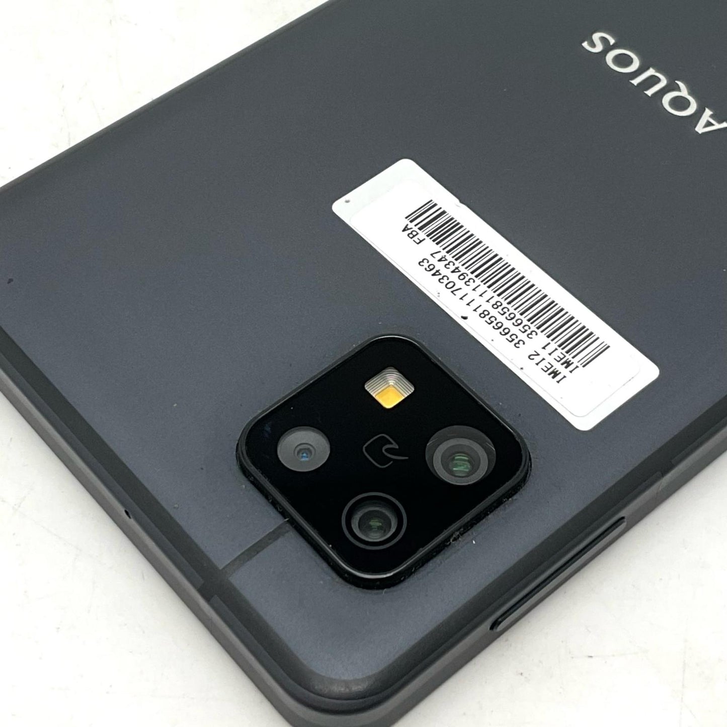 【全額返金保証】【最速発送】SHARP AQUOS sense6 64GB Black 楽天モバイル SIMフリー SH-RM19 白ロム 動作確認済