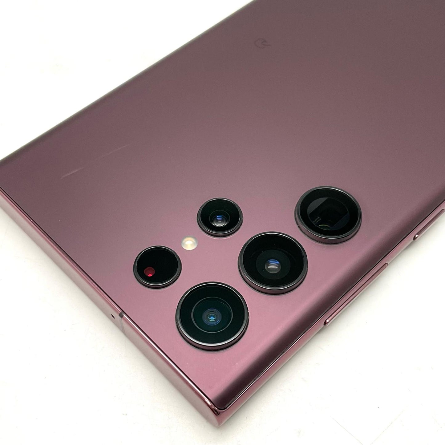 【全額返金保証】【最速発送】SAMSUNG Galaxy S22 Ultra 256GB バーガンディ au SIMフリー SCG14 白ロム 動作確認済