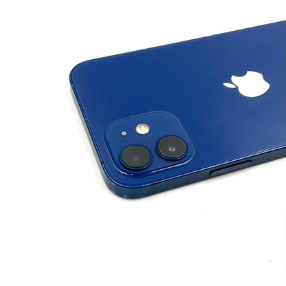 【最速発送】Apple iPhone iPhone 12 128GB ブルー Softbank SIMフリー 白ロム【難有】 73%