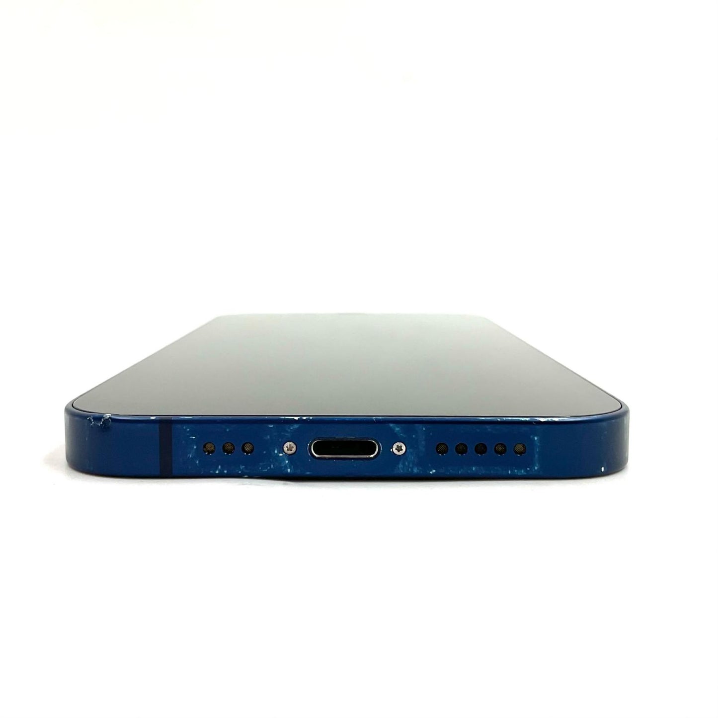 【最速発送】Apple iPhone iPhone 12 128GB ブルー Softbank SIMフリー 白ロム【難有】 73%