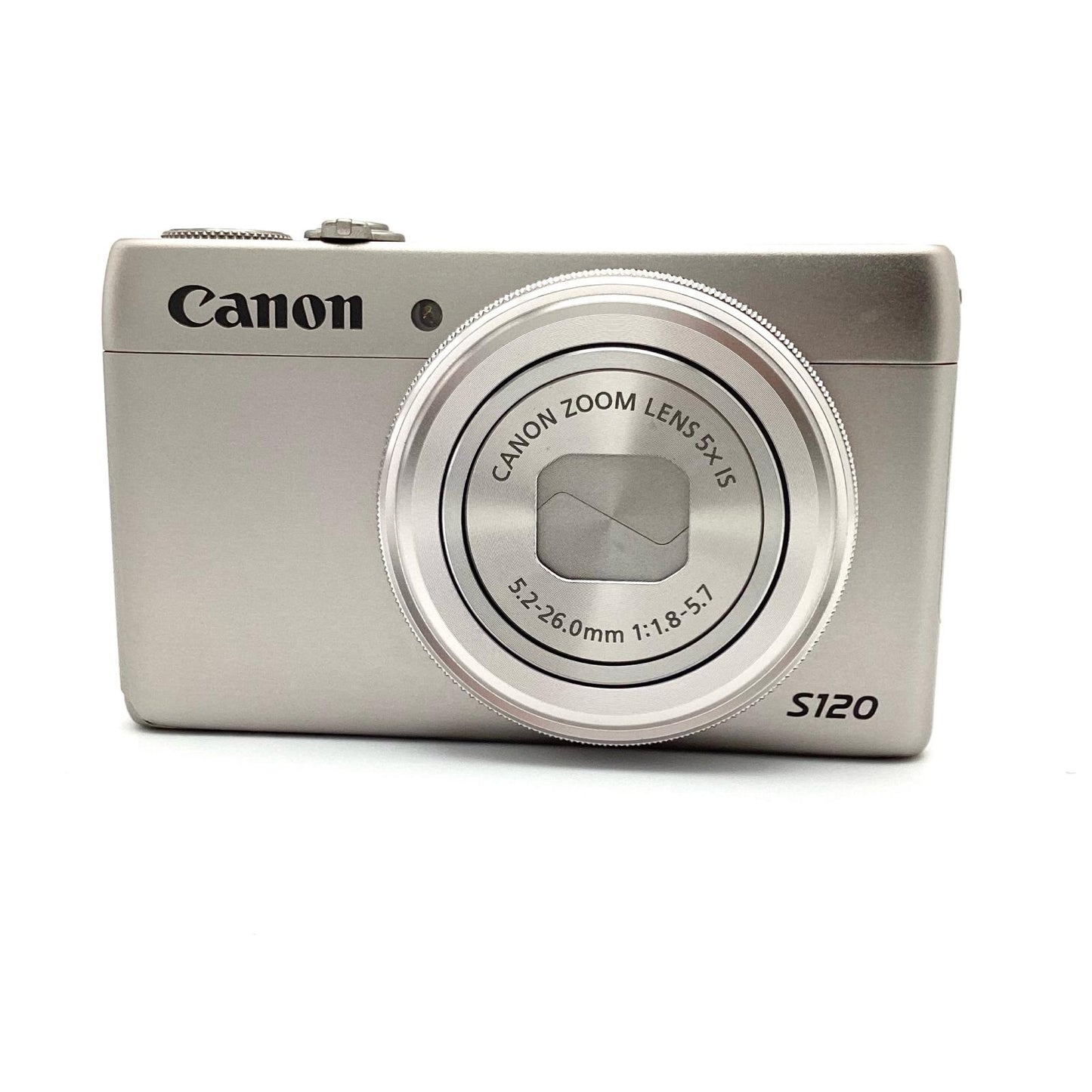 【全額返金保証】【最速発送】Canon コンパクトデジタルカメラ PowerShot S120 シルバー 美品 動作確認済