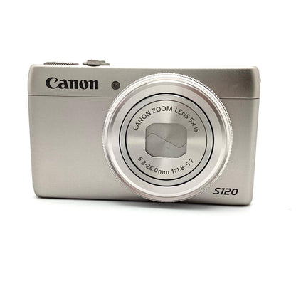 【全額返金保証】【最速発送】Canon コンパクトデジタルカメラ PowerShot S120 シルバー 美品 動作確認済
