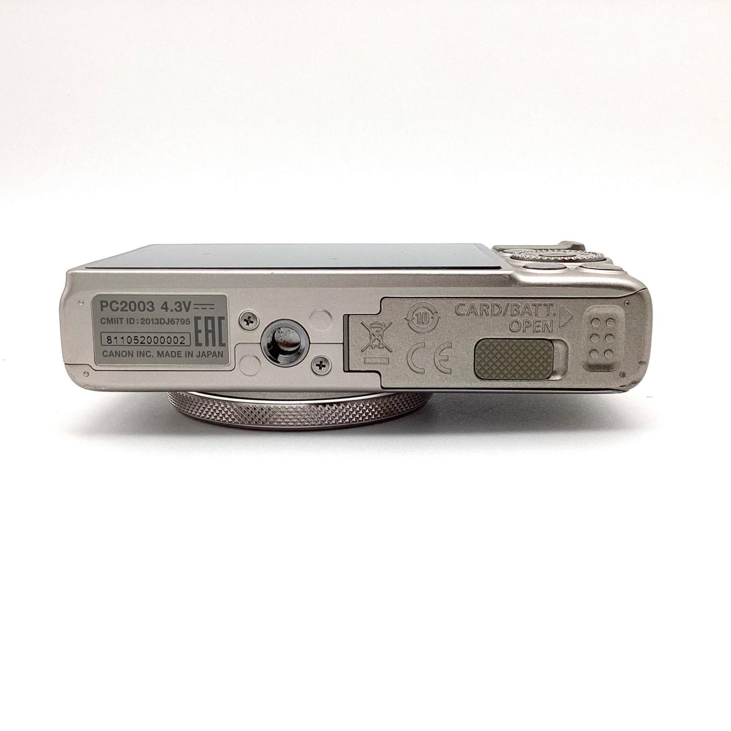 【全額返金保証】【最速発送】Canon コンパクトデジタルカメラ PowerShot S120 シルバー 美品 動作確認済