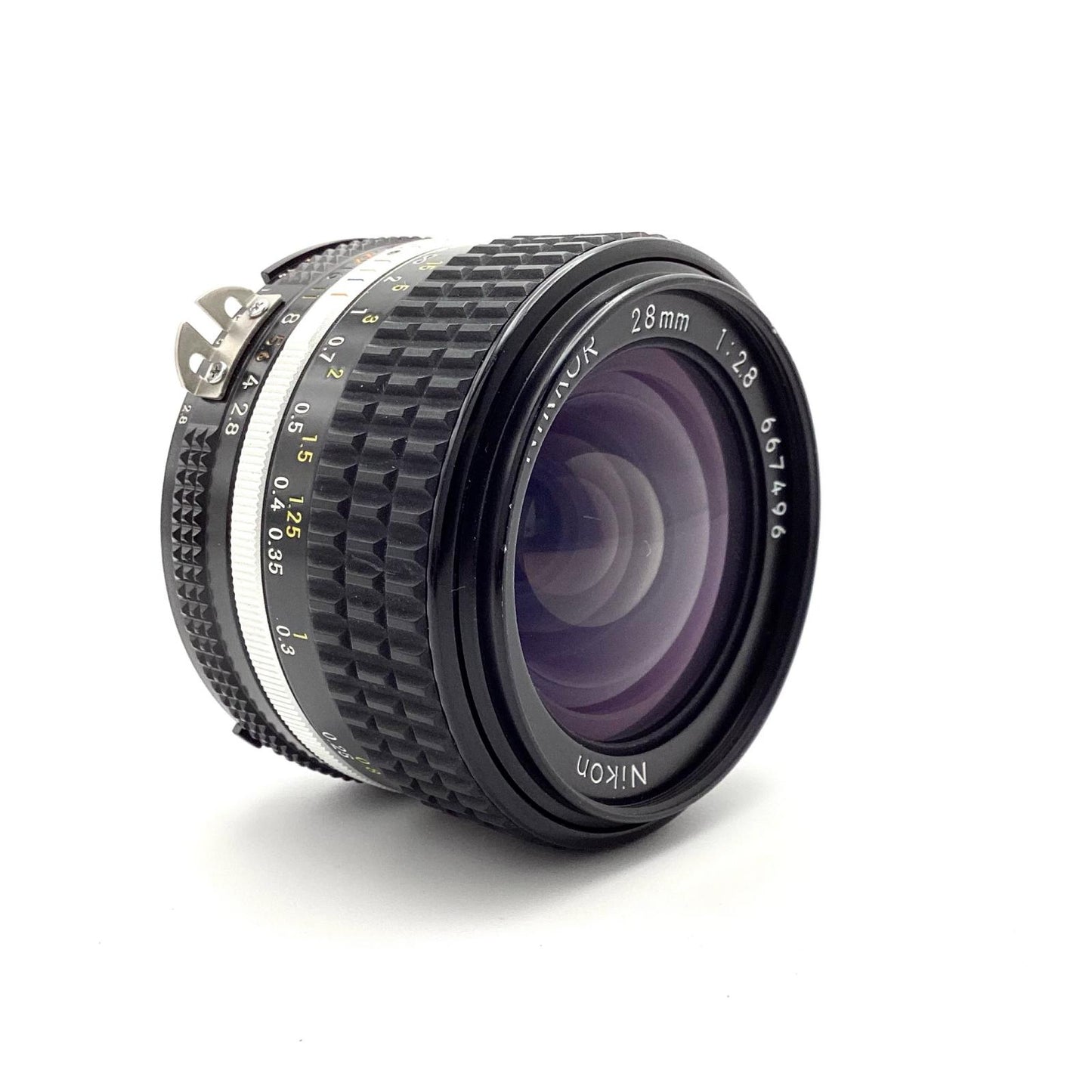 【全額返金保証】【最速発送】Nikon Ai-S NIKKOR 28mm F2.8 美品 動作確認済