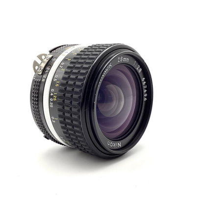 【全額返金保証】【最速発送】Nikon Ai-S NIKKOR 28mm F2.8 美品 動作確認済