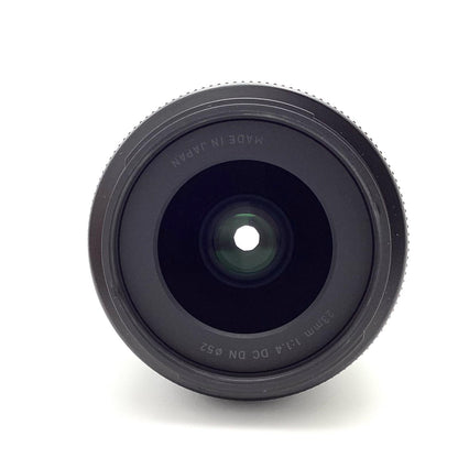 【全額返金保証】【最速発送】SIGMA 23mm F1.4 DC DN FUJIFILM Xマウント 美品 動作確認済