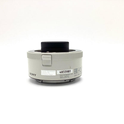 【全額返金保証】【最速発送】Sony TELE CONVERTER 2x SEL20TC 超美品 動作確認済