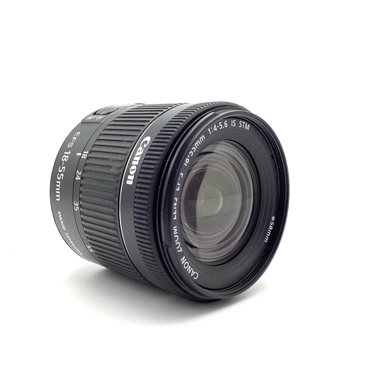 【全額返金保証】【最速発送】Canon EF-S 18-55mm F4-5.6 IS STM 美品 動作確認済