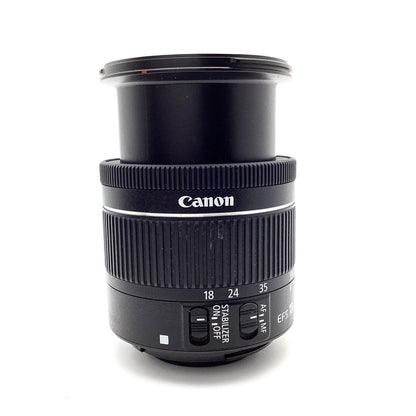 【全額返金保証】【最速発送】Canon EF-S 18-55mm F4-5.6 IS STM 美品 動作確認済