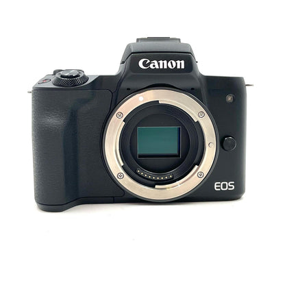【全額返金保証】【最速発送】Canon デジタル一眼 EOS Kiss M ボディ ブラック 美品 動作確認済