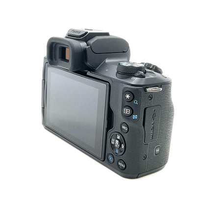 【全額返金保証】【最速発送】Canon デジタル一眼 EOS Kiss M ボディ ブラック 美品 動作確認済