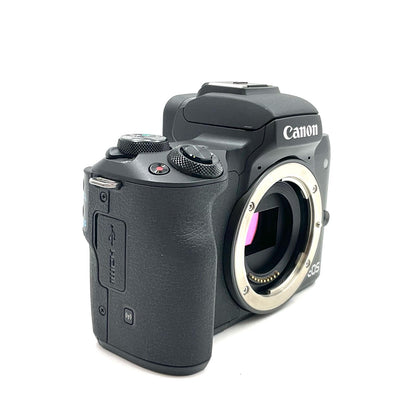 【全額返金保証】【最速発送】Canon デジタル一眼 EOS Kiss M ボディ ブラック 美品 動作確認済