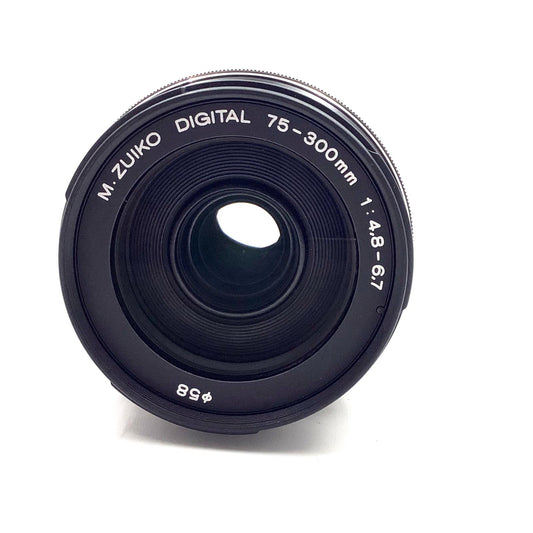 【全額返金保証】【最速発送】OLYMPUS M.ZUIKO DIGITAL ED 75-300mm F4.8-6.7 II 美品 動作確認済