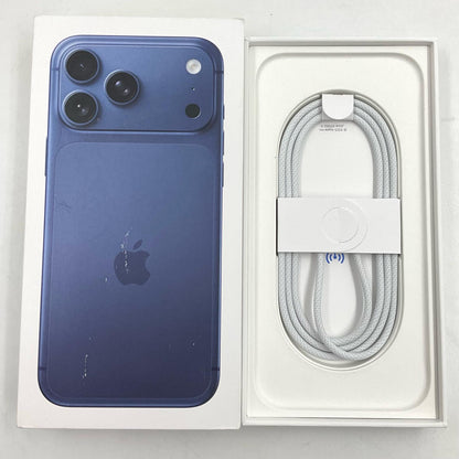 【全額返金保証】【最速発送】Apple iPhone iPhone 17 Pro Max 256GB ディープブルー SIMフリー 美品 動作確認済 100%