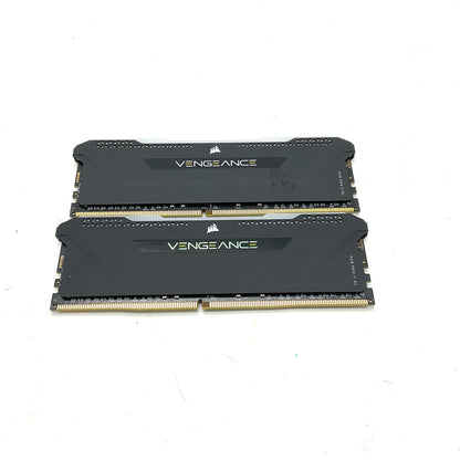 【全額返金保証】【最速発送】Corsair メモリ DDR4 PC4-25600 16GB 2枚組 合計32GB CMH32GX4M2Z3200C16 美品 動作確認済