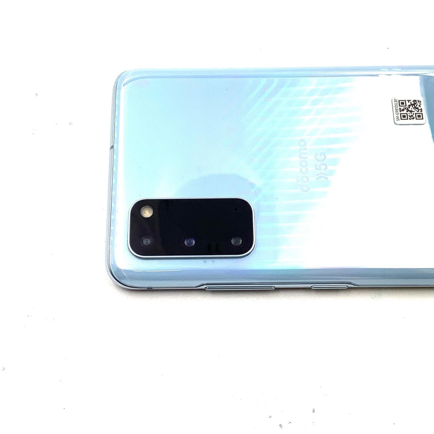 【全額返金保証】【最速発送】SAMSUNG Galaxy S20 5G 128GB Cloud Blue docomo SC-51A 白ロム 動作確認済