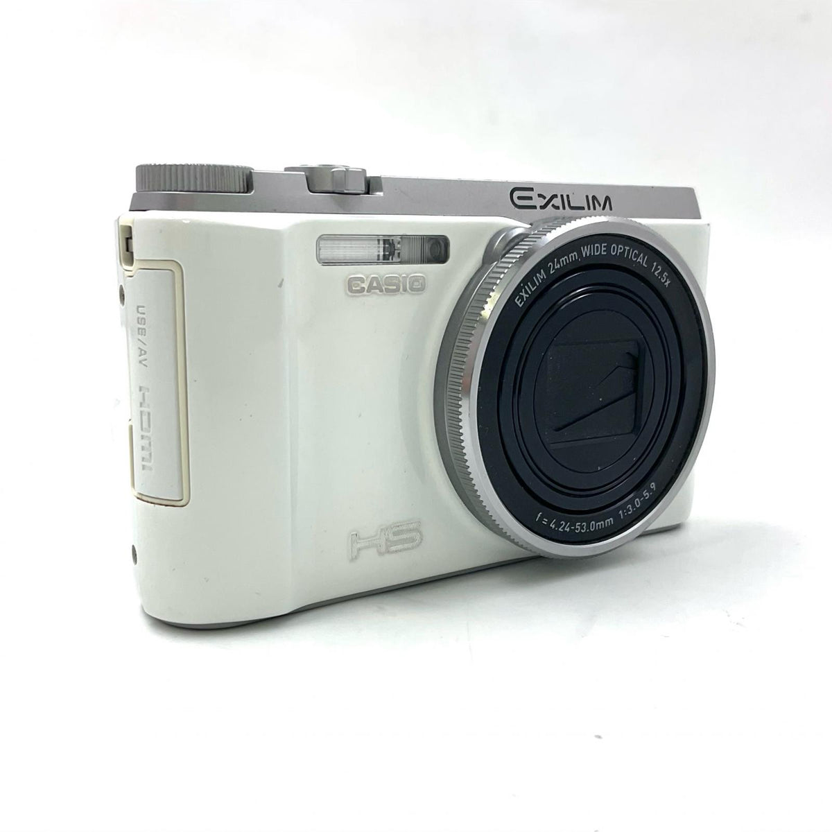 【全額返金保証】【最速発送】CASIO コンパクトデジタルカメラ EXILIM HS EX-ZR1000 ホワイト 動作確認済