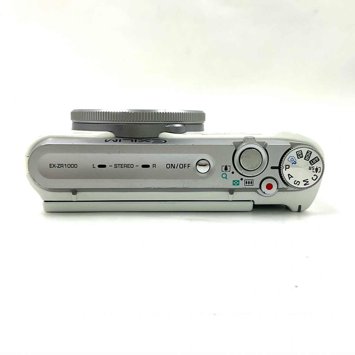【全額返金保証】【最速発送】CASIO コンパクトデジタルカメラ EXILIM HS EX-ZR1000 ホワイト 動作確認済