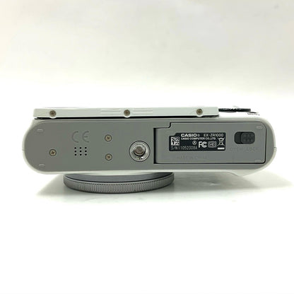 【全額返金保証】【最速発送】CASIO コンパクトデジタルカメラ EXILIM HS EX-ZR1000 ホワイト 動作確認済