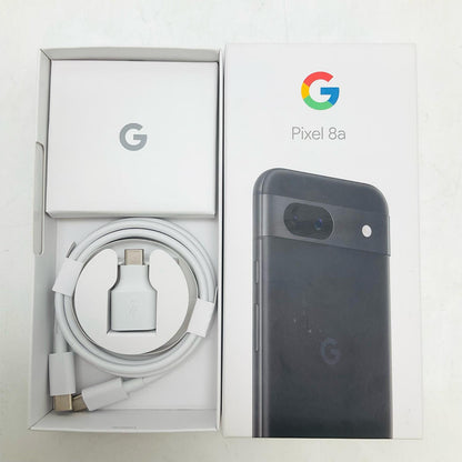 【全額返金保証】【最速発送】Google Pixel 8a 128GB Obsidian au G576D 美品 動作確認済