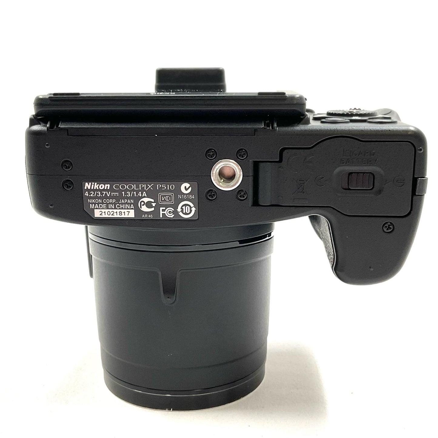 【全額返金保証】【最速発送】Nikon コンパクトデジタルカメラ COOLPIX P510 ブラック 美品 動作確認済