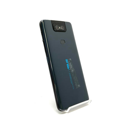 【最速発送】ASUS Zenfone 6 128GB ミッドナイトブラック SIMフリー ASUS_I01WD 白ロム【難有】