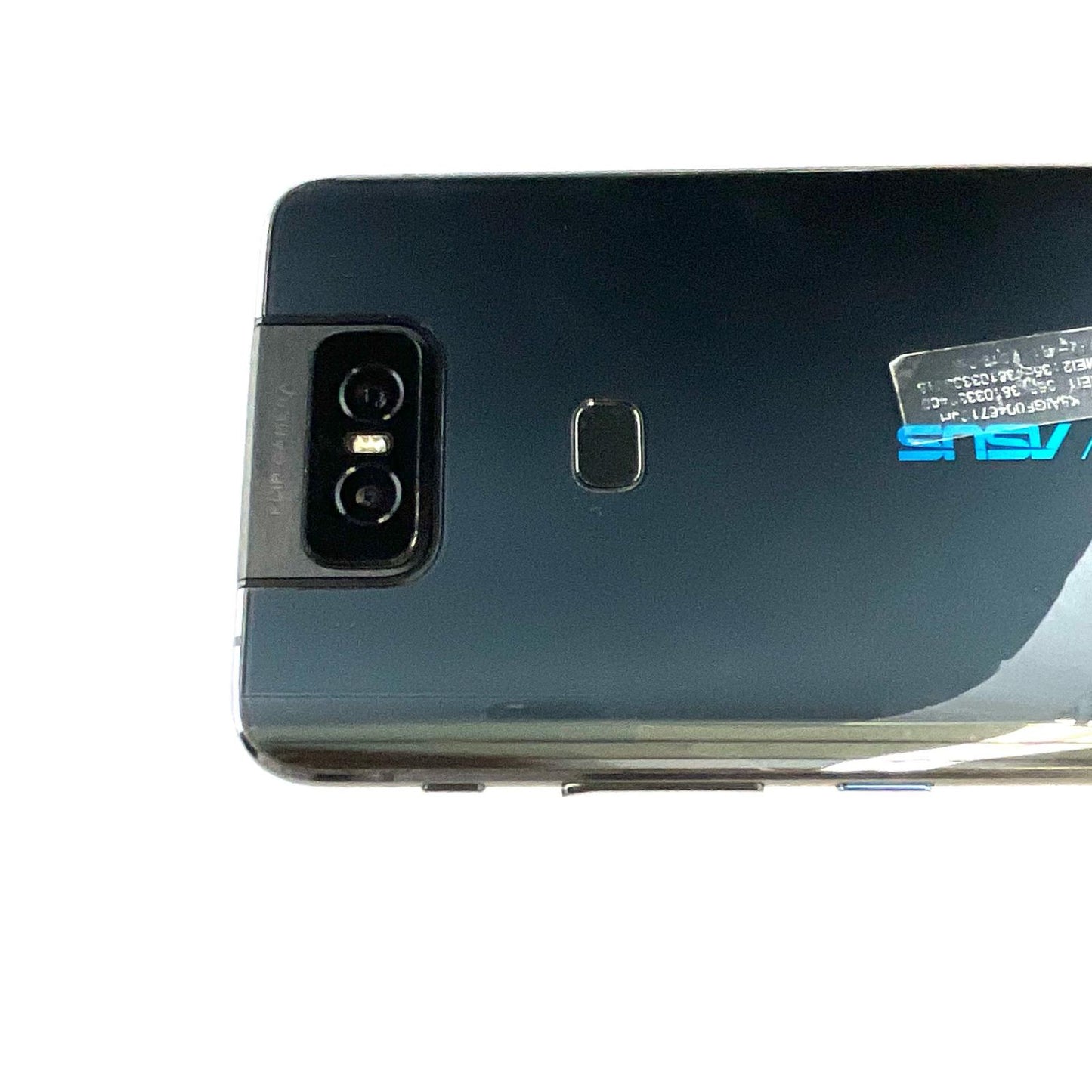 【最速発送】ASUS Zenfone 6 128GB ミッドナイトブラック SIMフリー ASUS_I01WD 白ロム【難有】