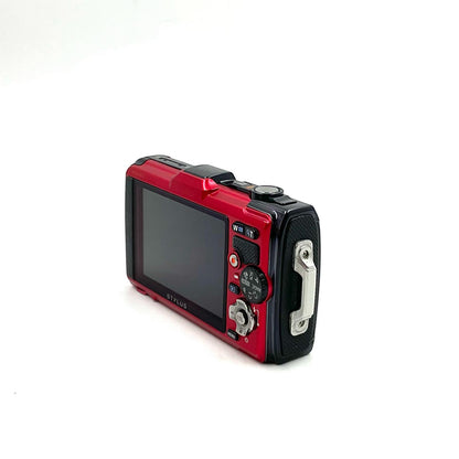 【全額返金保証】【最速発送】OLYMPUS コンパクトデジタルカメラ TG-2 Tough　レッド 動作確認済