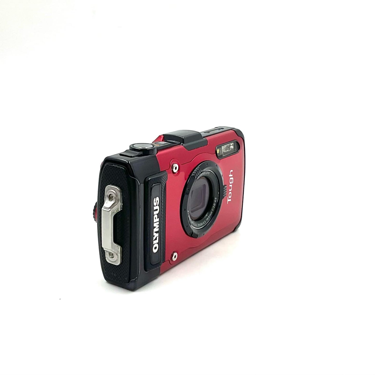 【全額返金保証】【最速発送】OLYMPUS コンパクトデジタルカメラ TG-2 Tough　レッド 動作確認済