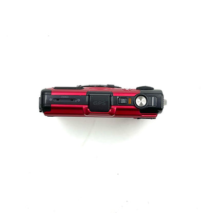 【全額返金保証】【最速発送】OLYMPUS コンパクトデジタルカメラ TG-2 Tough　レッド 動作確認済