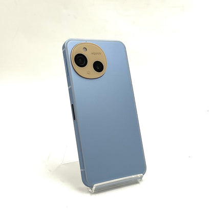 【全額返金保証】【最速発送】SHARP AQUOS sense9 256GB ブルー SIMフリー SH-M29 白ロム 超美品 動作確認済