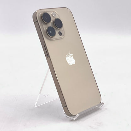 【全額返金保証】【最速発送】Apple iPhone iPhone 14 Pro 128GB ゴールド au SIMフリー 白ロム 動作確認済 74%