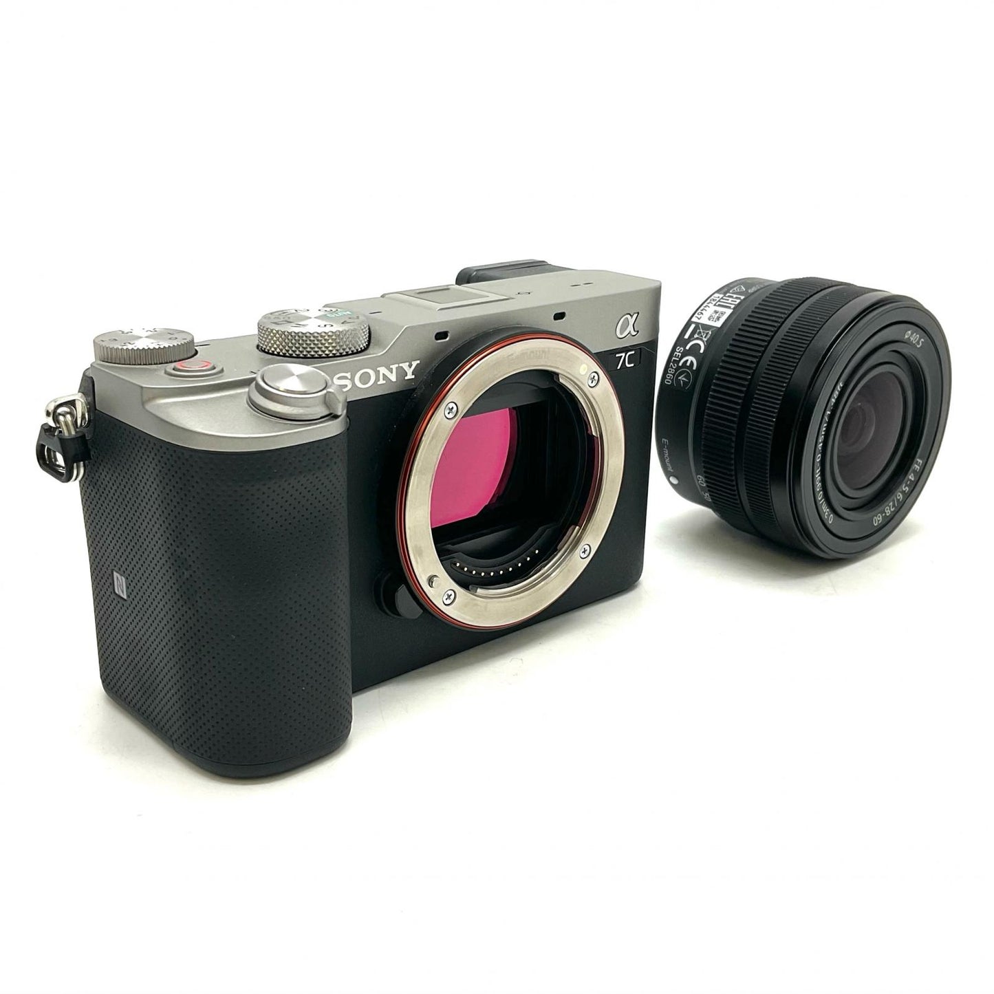 【全額返金保証】【最速発送】Sony デジタル一眼 α7C ILCE-7CL ズームレンズキット シルバー 美品 動作確認済