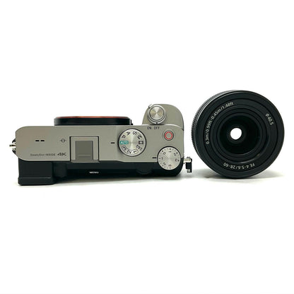 【全額返金保証】【最速発送】Sony デジタル一眼 α7C ILCE-7CL ズームレンズキット シルバー 美品 動作確認済