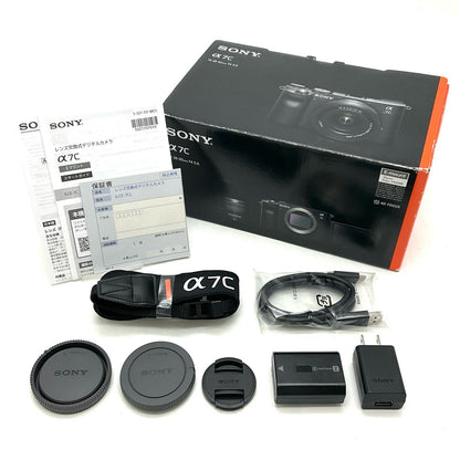 【全額返金保証】【最速発送】Sony デジタル一眼 α7C ILCE-7CL ズームレンズキット シルバー 美品 動作確認済