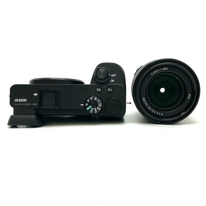 【全額返金保証】【最速発送】Sony デジタル一眼 α6600 ILCE-6600M 高倍率ズームレンズキット ブラック 美品 動作確認済