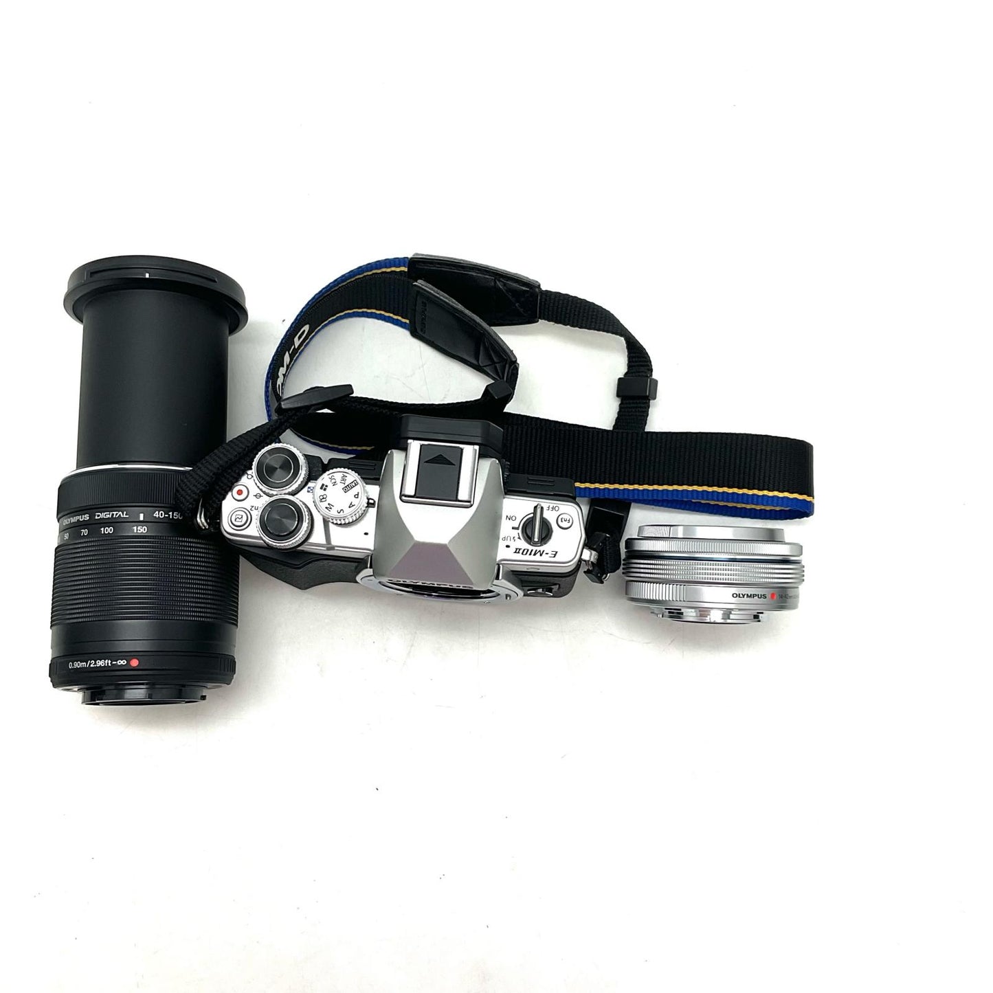 【全額返金保証】【最速発送】OLYMPUS デジタル一眼 OM-D E-M10 Mark II EZダブルズームキット シルバー 美品 動作確認済