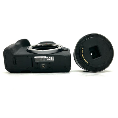 【全額返金保証】【最速発送】Canon デジタル一眼 EOS R50 RF-S18-45 IS STM レンズキット [ブラック] 美品 動作確認済