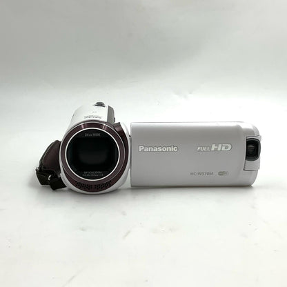 【全額返金保証】【最速発送】Panasonic HC-W570M-W [ホワイト] 美品 動作確認済