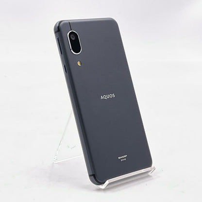 【全額返金保証】【最速発送】SHARP AQUOS sense3 basic ブラック au SHV48 白ロム 美品 動作確認済
